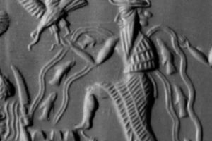Enki, dios de Mesopotamia